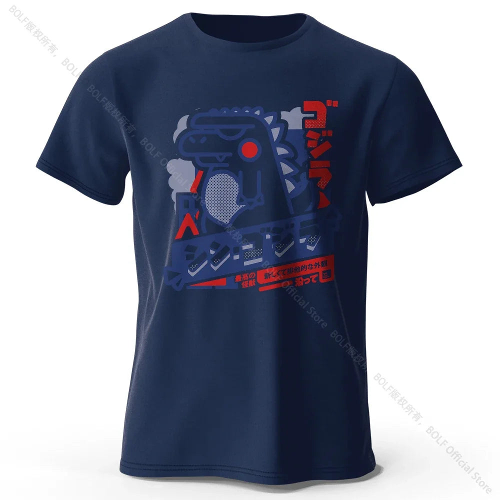 T-Shirt 100% coton imprimé Animal Harajuku Kawaii, T-Shirt léger à manches courtes et col rond, vêtements décontractés unisexes