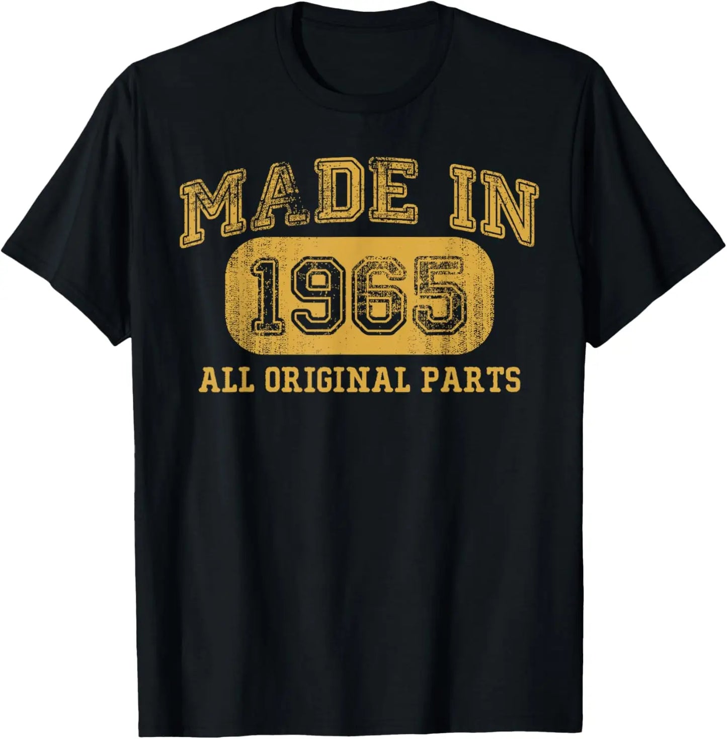 T-shirt Vintage 60 ans – Voiture 1965, Unisexe, Manche Courte, Cadeau Homme