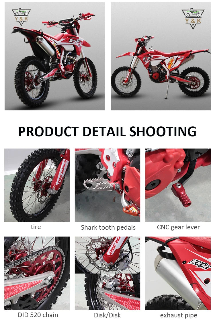 đïž Dirt Bike 300cc YIKU-DB09 â Puissance et AdrĂ©naline Off-Road