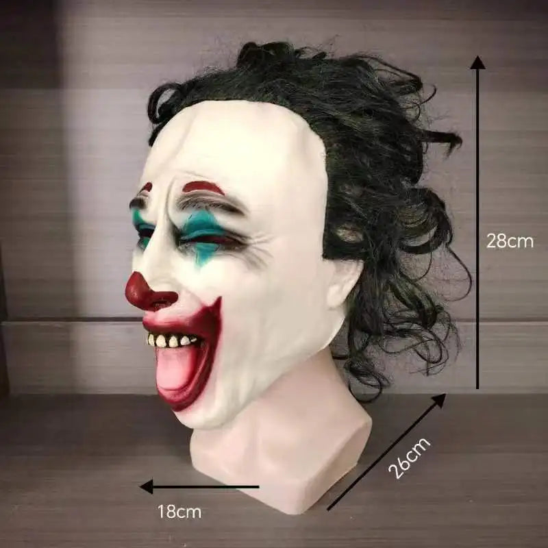 🤡 Masque de Clown en Latex – Costume Halloween & Cosplay