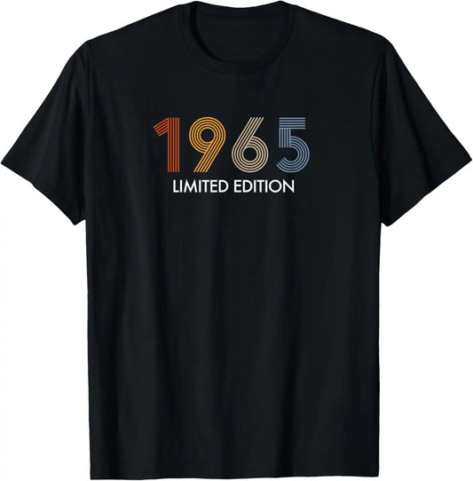 T-shirt Vintage 60 ans – Voiture 1965, Unisexe, Manche Courte, Cadeau Homme