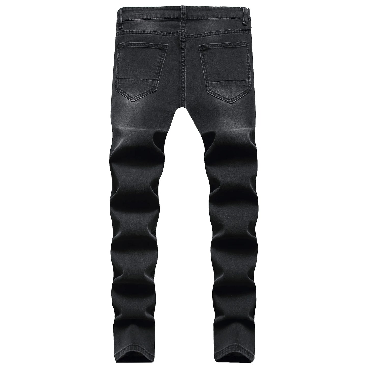 2024 Nouveaux Jeans Slim-Fit Rippés et Décolorés pour Hommes