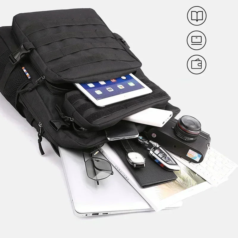 Sac à Dos Outdoor 35L – Imperméable, Anti-vol, Camping & Randonnée
