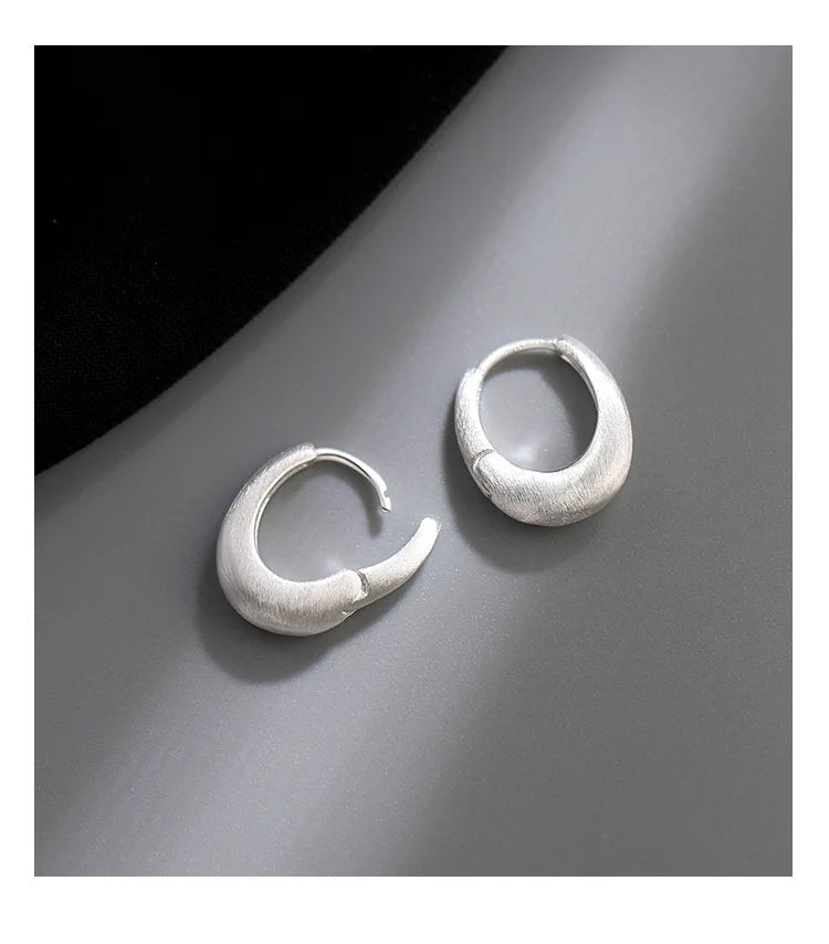 Boucles d'oreilles géométriques coréennes en argent Sterling 925, tempérament Simple, exquis, tendance, bijoux Sexy, cadeau, offre spéciale