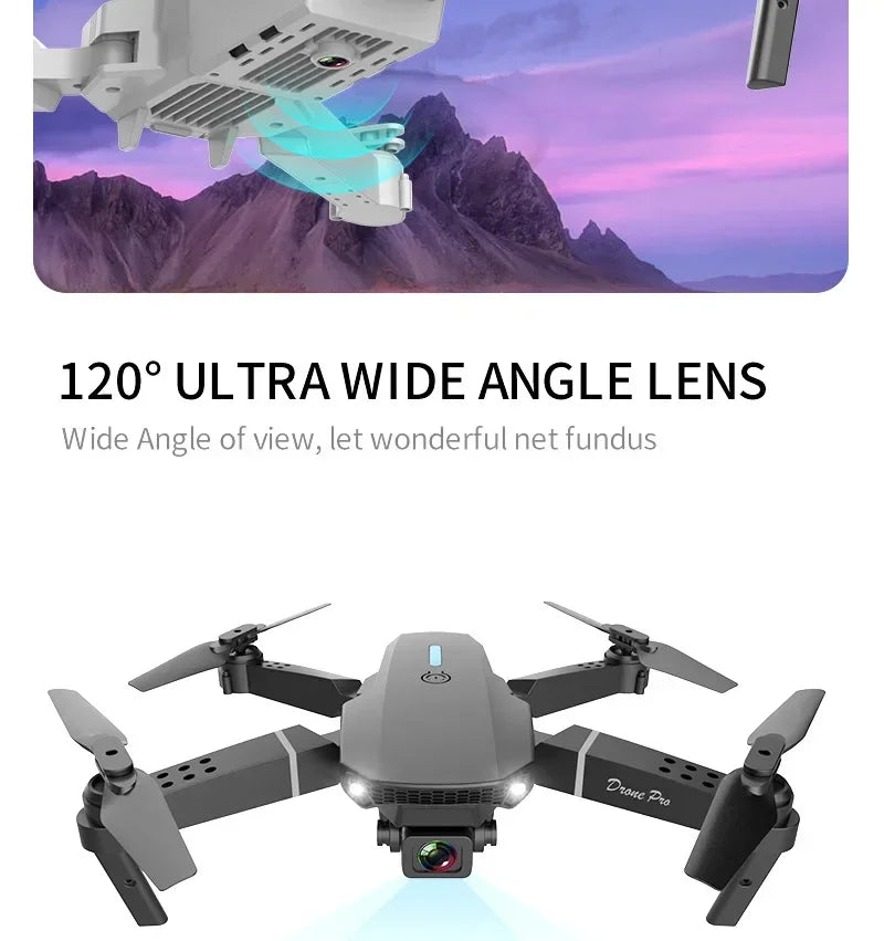 E88 Pro - Drone WIFI FPV avec Caméra HD 4K
