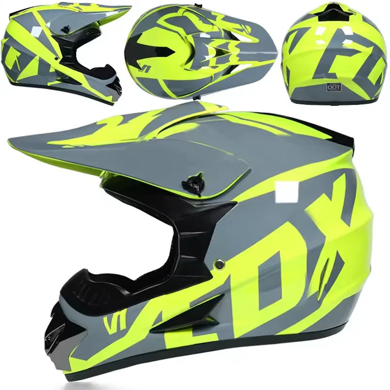 Casque de motocross pour jeunes – léger et sûr pour tout-terrain, karting, descente et vélo de cross
