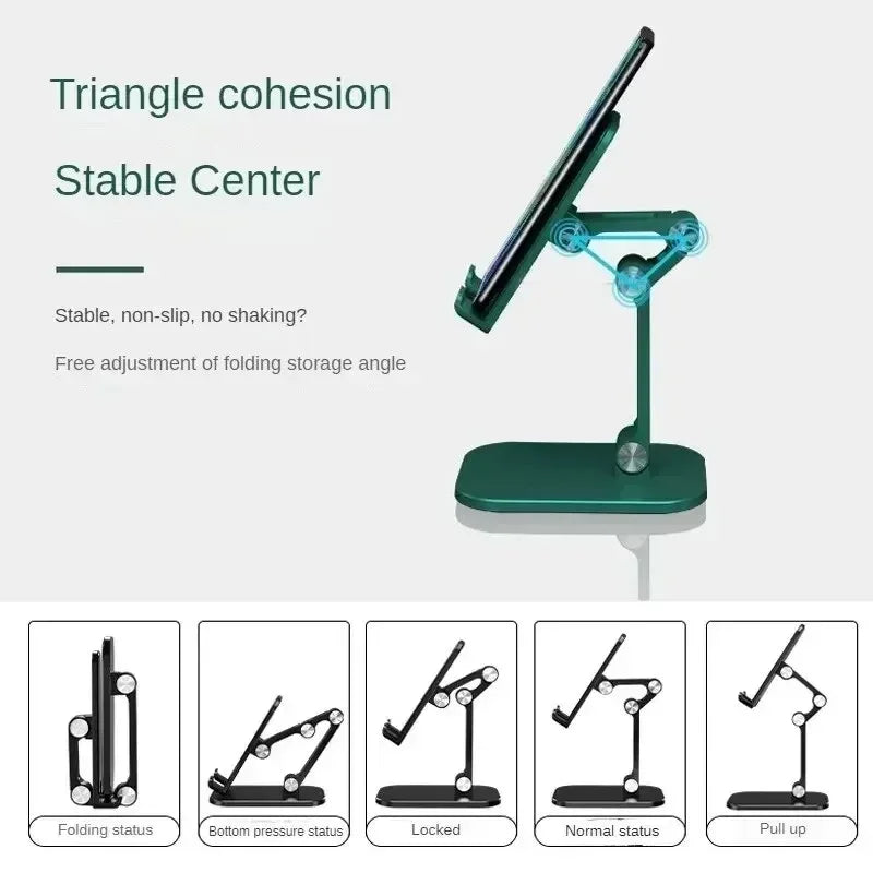 Support de téléphone portable de bureau pour IPhone IPad Xiaomi support de tablette de bureau pliable réglable support de téléphone portable de Table universel