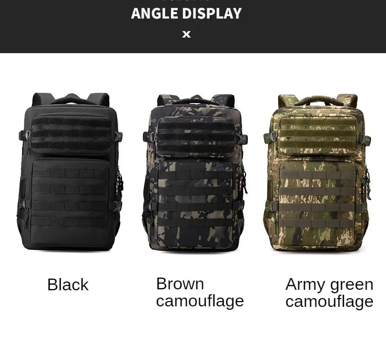 Sac à Dos Outdoor 35L – Imperméable, Anti-vol, Camping & Randonnée