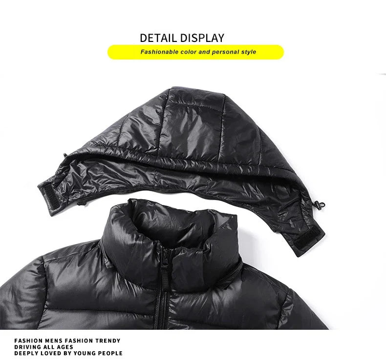 Parka d'hiver pour hommes, manteaux de luxe, mode, nouvelle Section, décontracté, épais, en coton, vêtements d'extérieur, coupe-vent, vestes chaudes, 2023