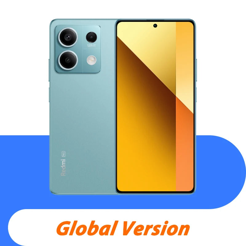 Xiaomi Redmi Note 13 5G – Version Mondiale, Écran 6,67" AMOLED 120Hz, Triple Caméra 108MP, Batterie 5000mAh