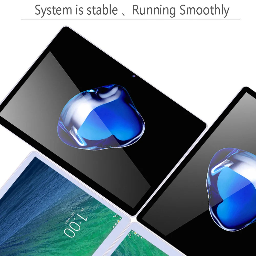 Version mondiale 10.1 pouces Octa Core tablette Pc 4GB RAM 64GB ROM Google Play double caméra double SIM appel téléphonique Bluetooth Wifi tablette