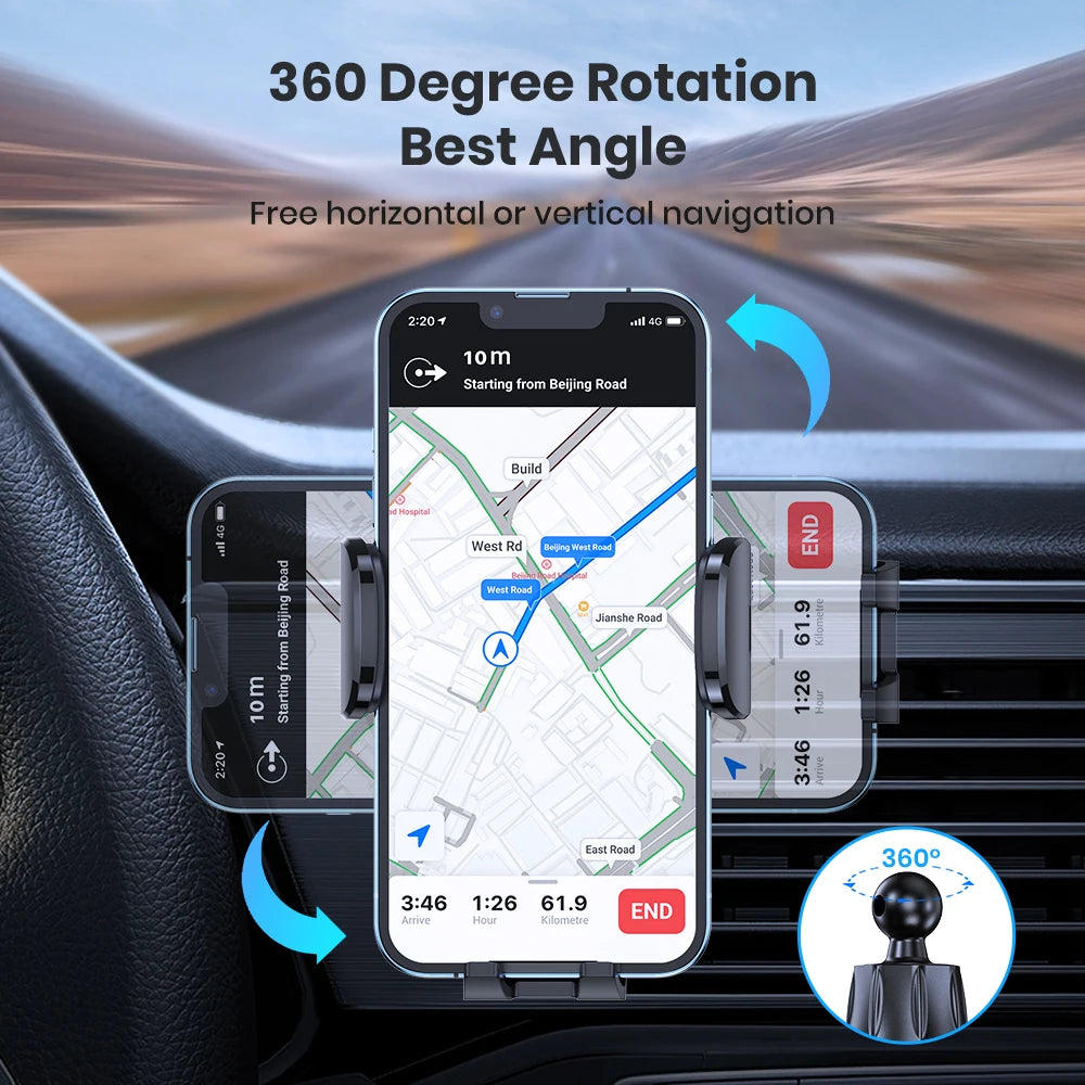 TOPK Universal Car Bracket Gravity Auto Phone Holder