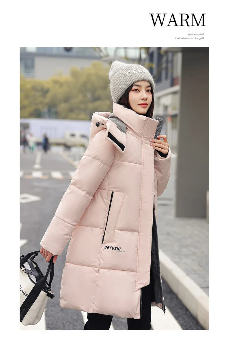 Veste femme épaisse à capuche – Hiver 2025 | ParisPetitPrix