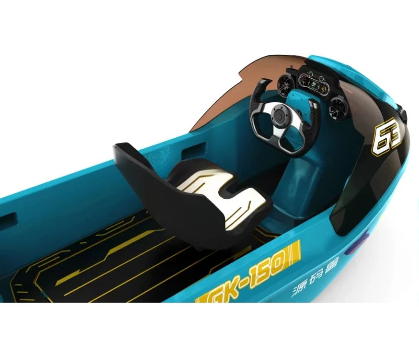 Electric Kart Boat – Bateau Électrique de Loisirs pour 5 Personnes