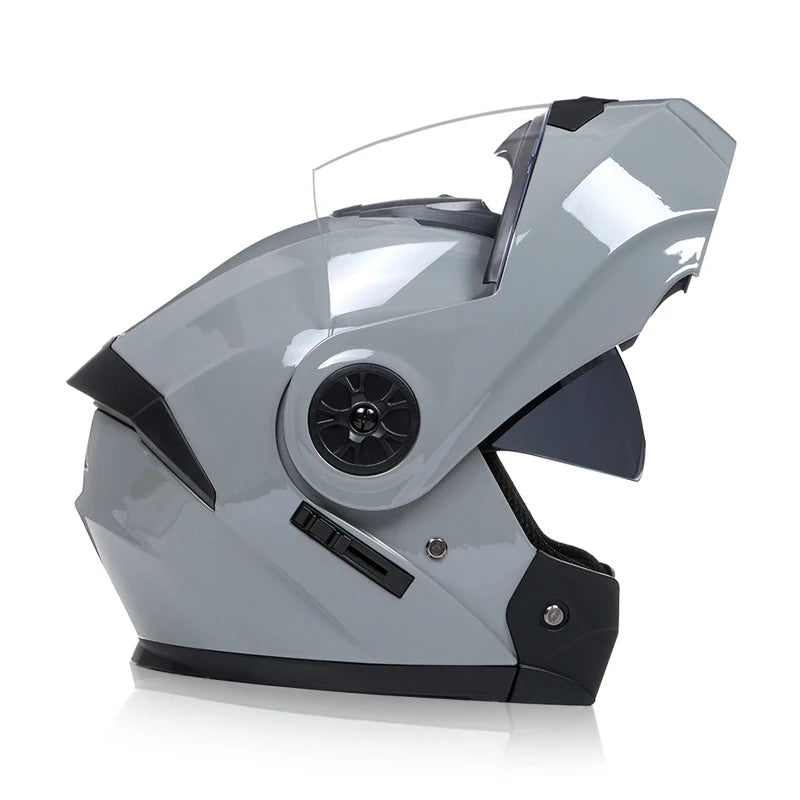 Casque de moto rabattable pour hommes et femmes, sécurité, descente, motocross, course modulaire, visage intégral personnalisé, approuvé par le DOT