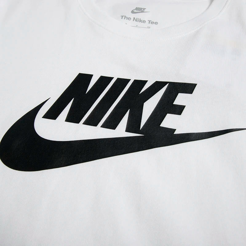 Nike femmes W Nsw t-shirt Essntl Icn Ftrat chemise col rond ample respirant quotidien décontracté demi manches Dx7907-100