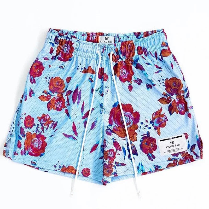 Shorts d'été unisexes, idéaux pour la plage et les activités décontractées.