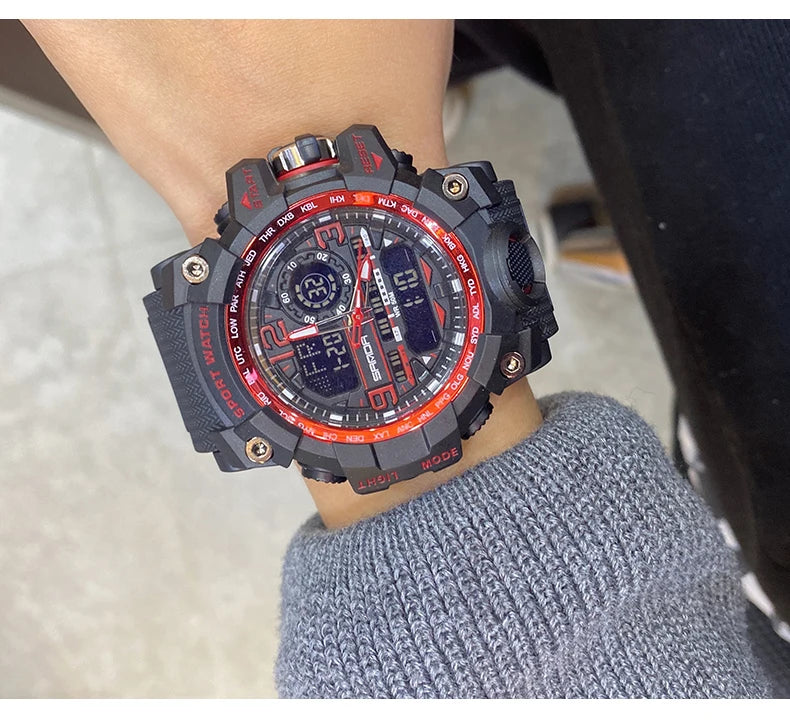 2022 Sanda Top Brand Sports Men's Watches Military Quartz Watch Man Waterproof Wristwatch For Men Clock Shock Relogios Masculino