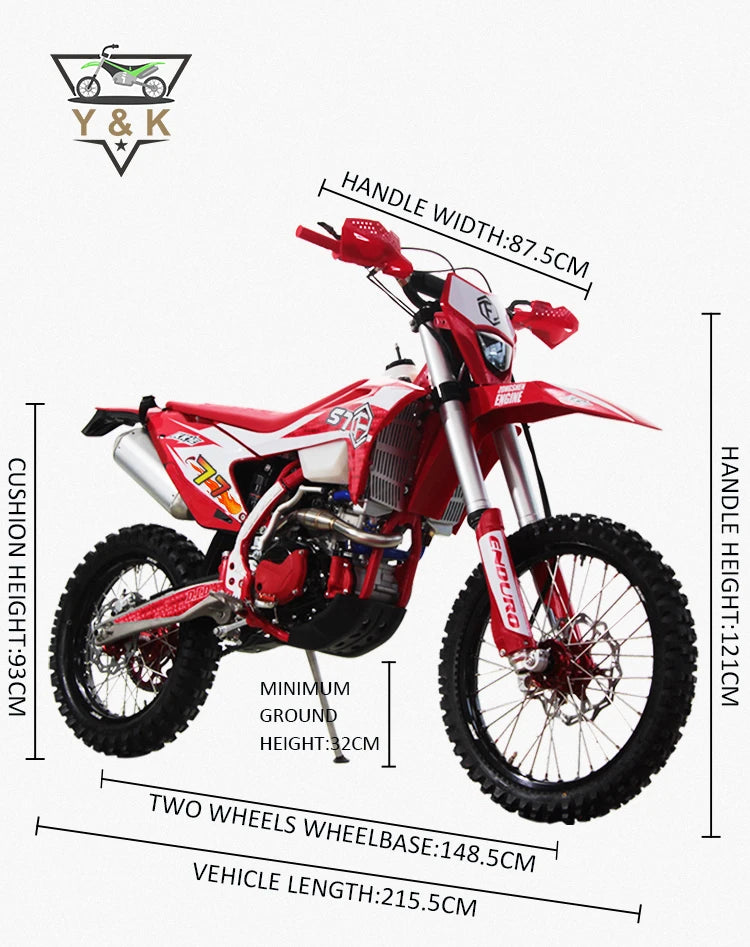đïž Dirt Bike 300cc YIKU-DB09 â Puissance et AdrĂ©naline Off-Road