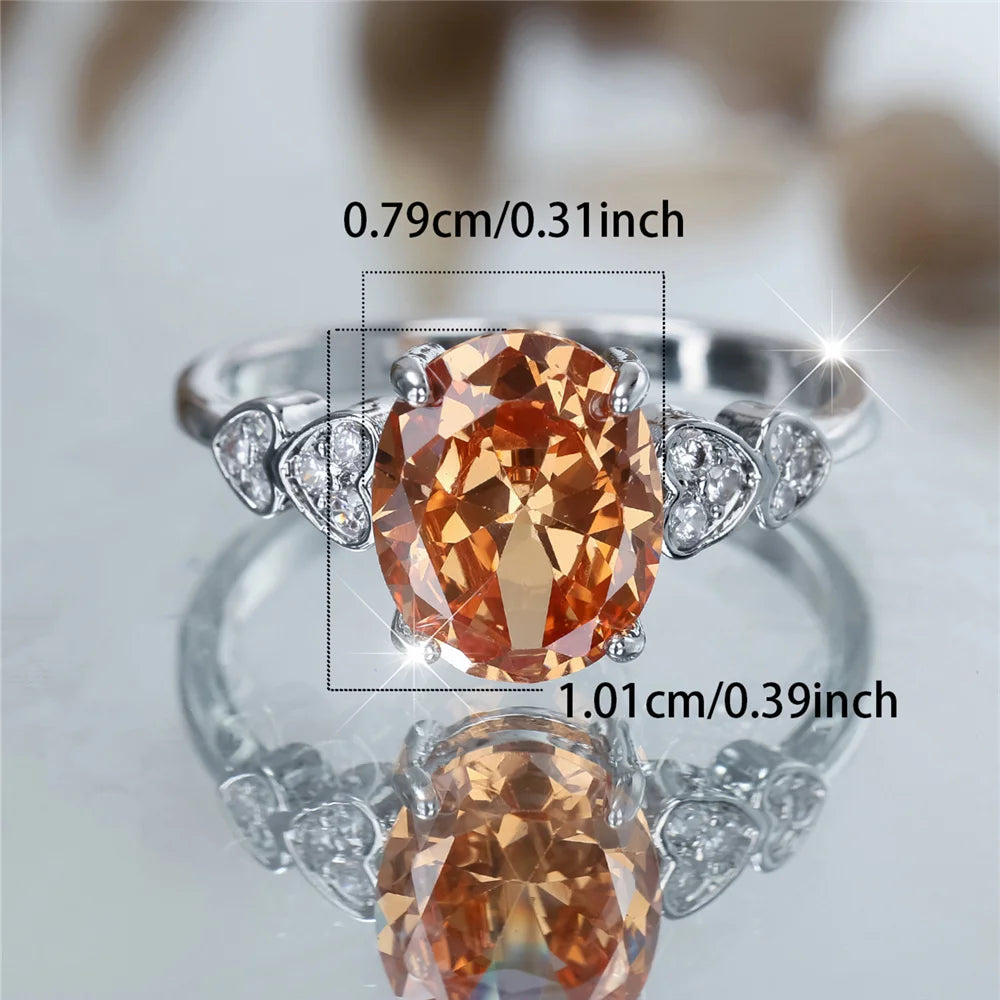 Bagues de Fiançailles promenales en Clip pour Femme, Bijoux en Or Rose, pour Document, Bandes de Mariage, Cadeaux de ix