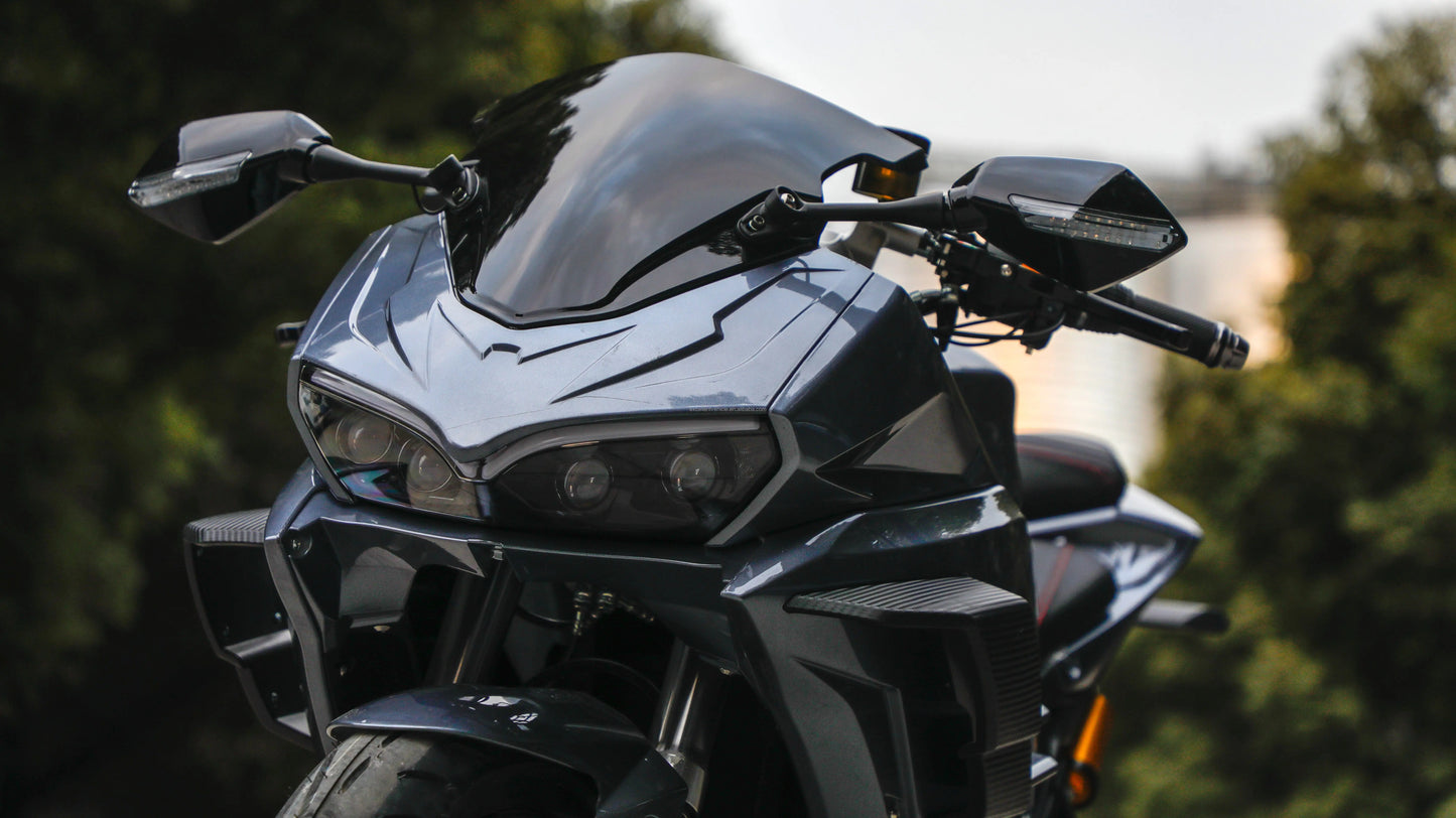 ⚡ Moto Électrique Haute Puissance 8000W – Vitesse +150 km/h, Autonomie jusqu’à 280 km