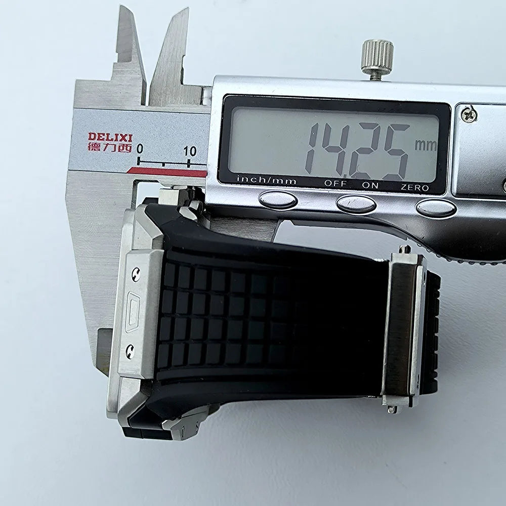 VK63 Quarz-Chronographenuhr – Quadratisches Design und leuchtend grüne Beleuchtung