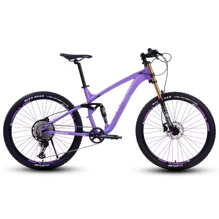 VTT vélo descente VTT 26 27.5 pouces cadre en alliage d'aluminium queue souple frein à huile pleine double Suspension vélo