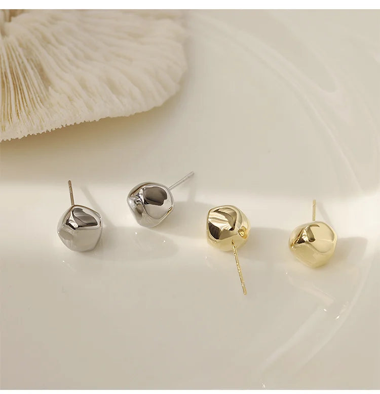 Boucles d'oreilles en argent 925 pour femmes, accessoires de bijoux mignons et doux, accessoires de bijoux simples à la mode