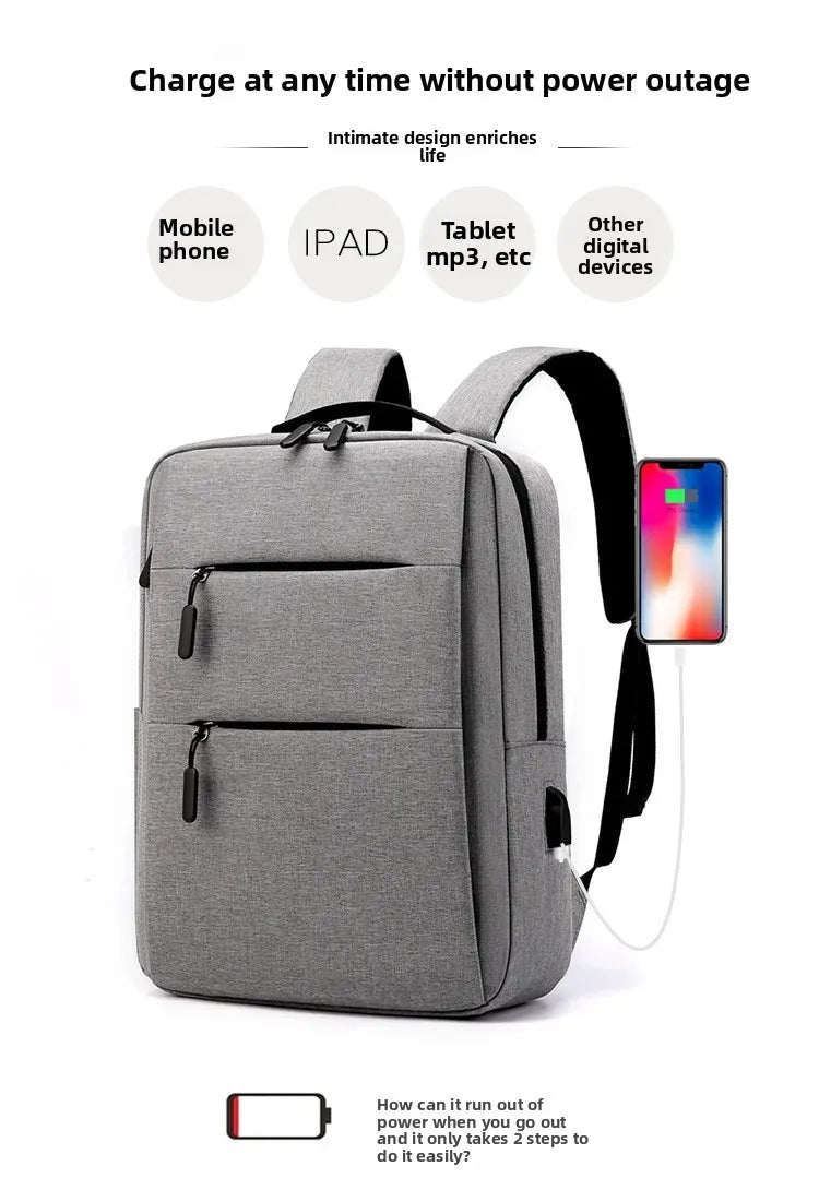 Sac à Dos Business Unisexe en Nylon 20-35L – Élégant et Durable