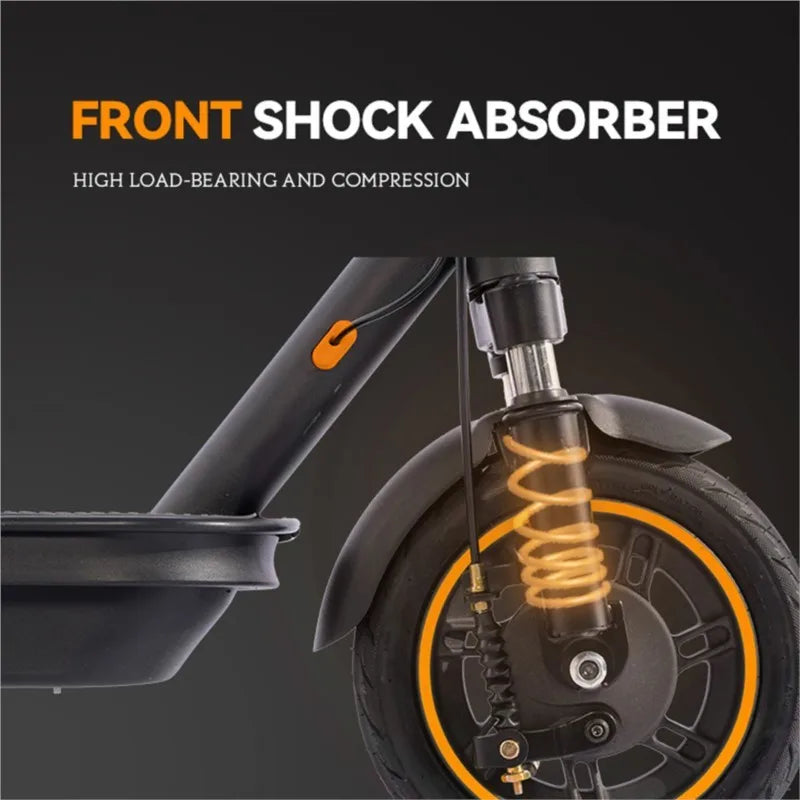 Trottinette Électrique de Ville – 36V 15Ah, 10” Pneus, 40-60 km Autonomie, Pliable, Durable