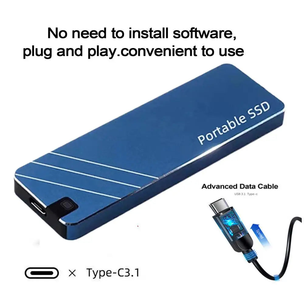 Disque dur externe SSD Portable haute vitesse 1 to, extension externe, Transmission à grande vitesse, disque dur de secours