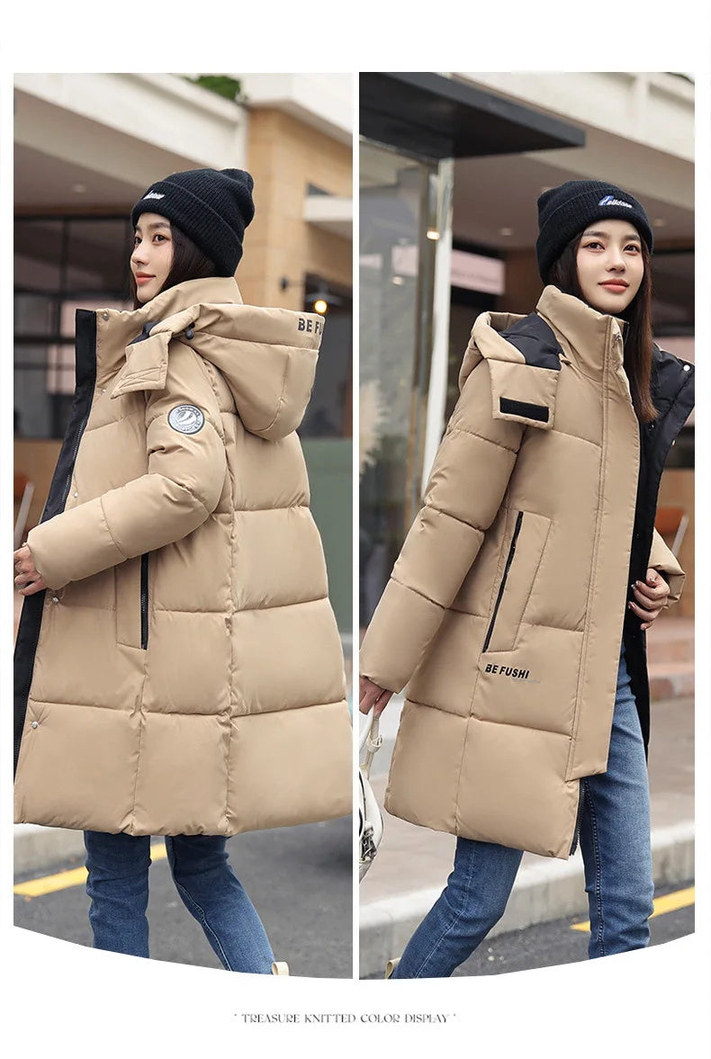 Veste femme épaisse à capuche – Hiver 2025 | ParisPetitPrix