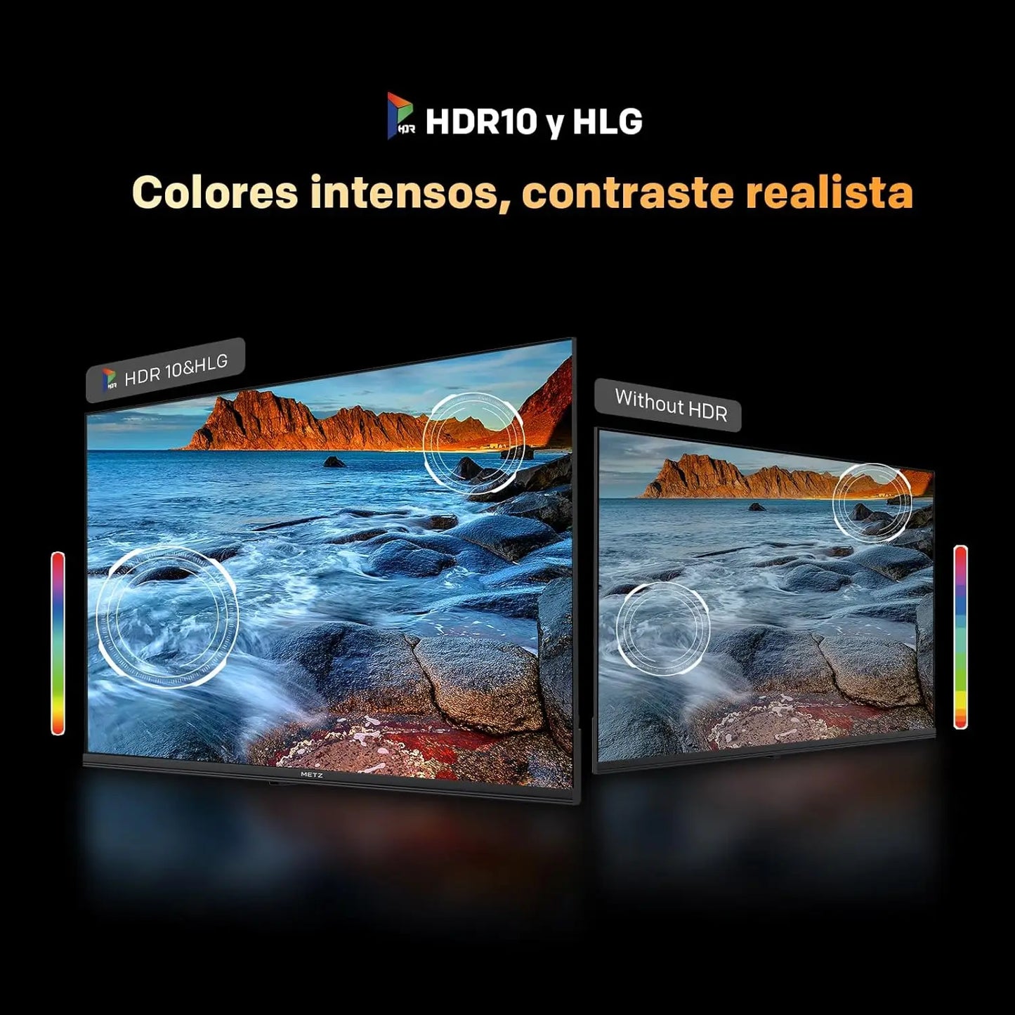 METZ MQF7000Z Smart TV OLED QLED – Google TV avec Eyecare 3.0