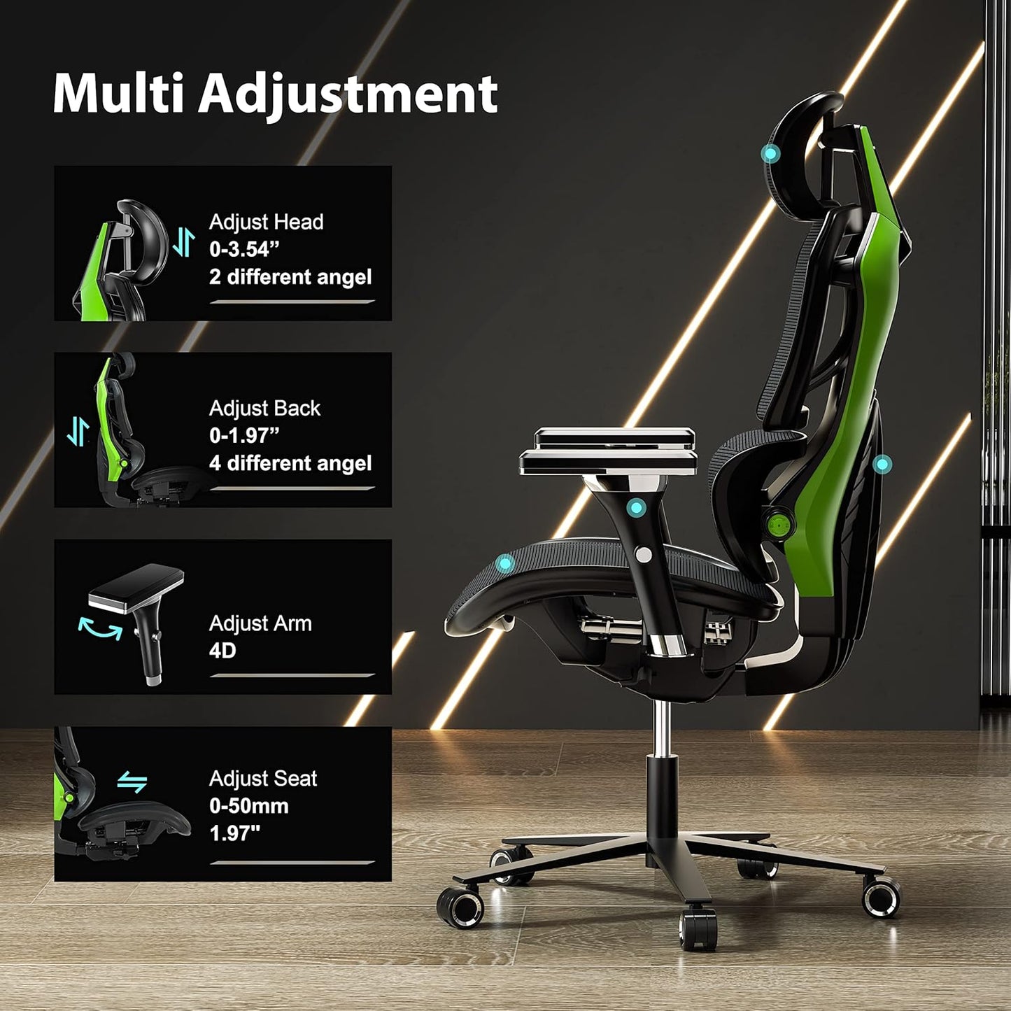 🔥 Plongez dans l’univers du gaming avec la chaise EUREKA ! 🔥
