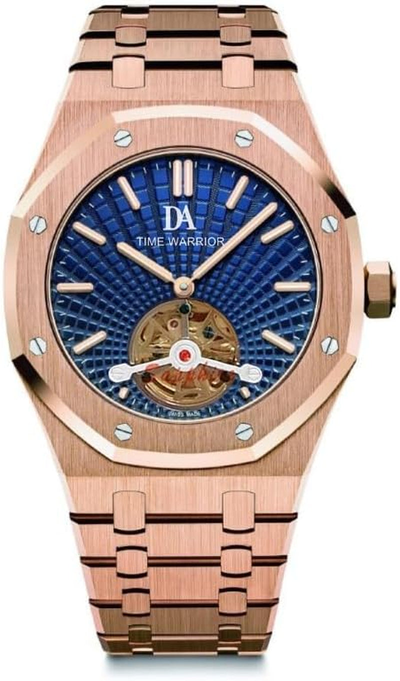 ⌚ Time Warrior – Montre DA Royalty Automatique Tourbillon