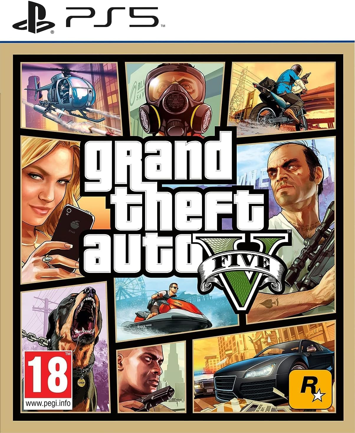 Grand Theft Auto V Standard ALLEMAND, Anglais, English, Italien Playstation 5