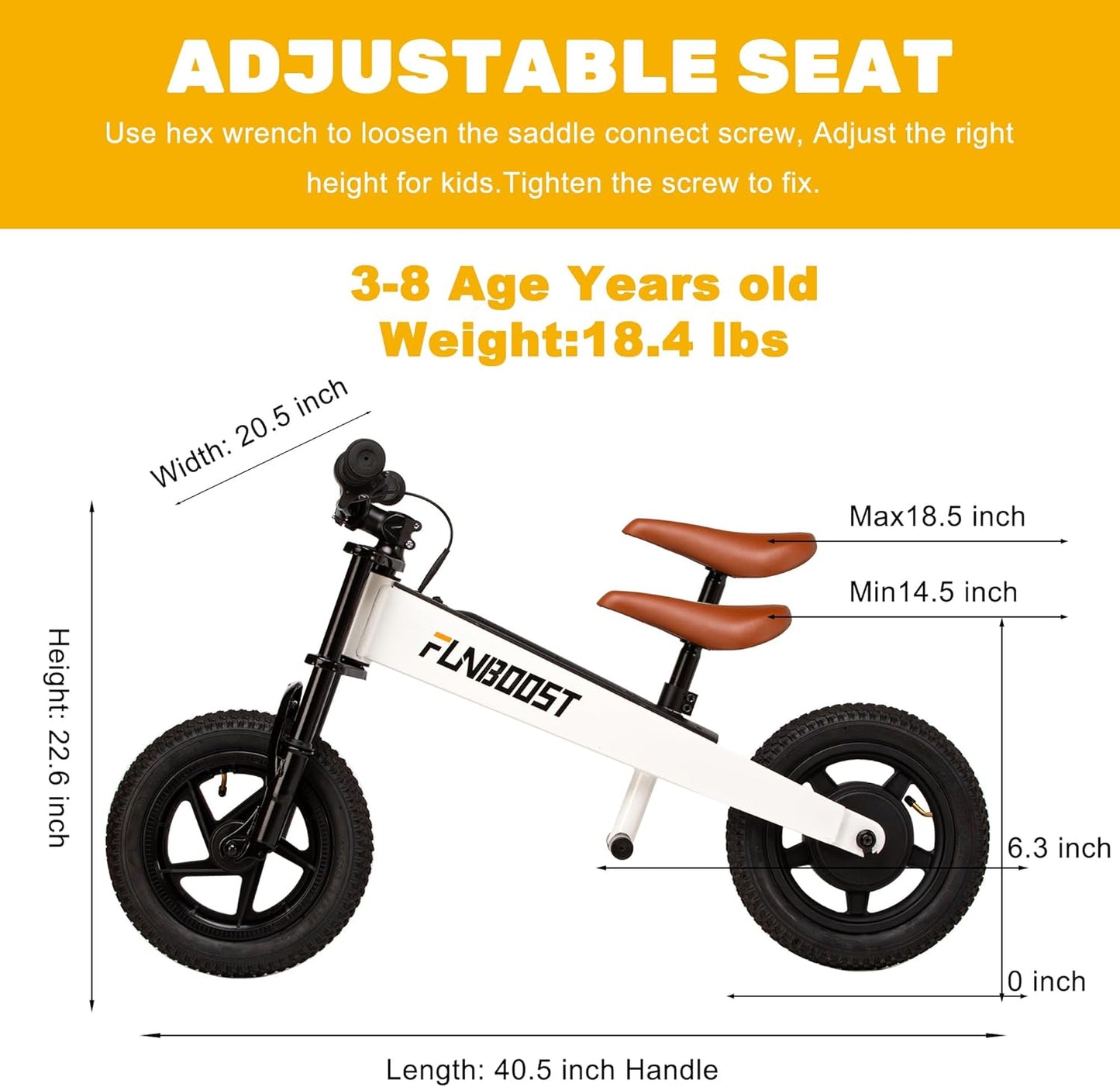 🏍️ Vélo d'Équilibre Électrique K2 – Pour Enfants de 3 à 8 Ans