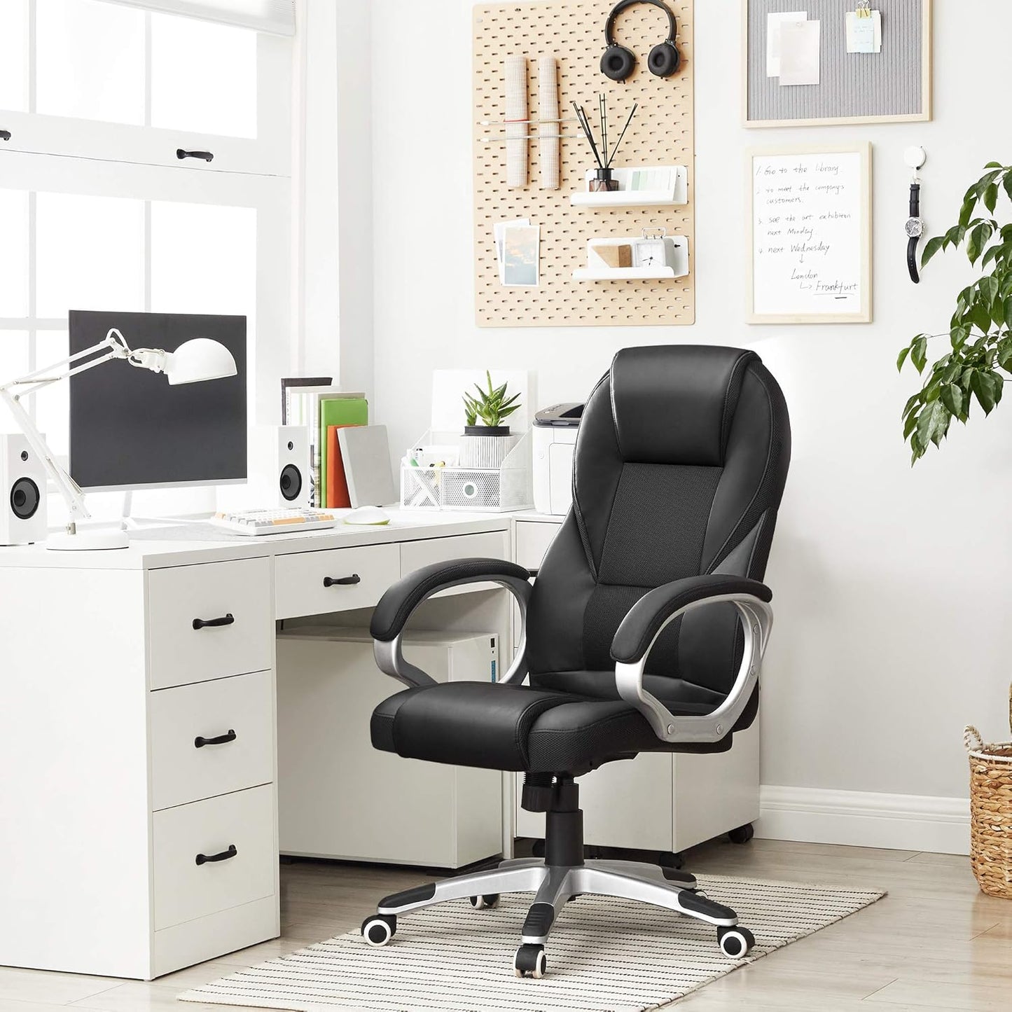 Chaise de Bureau Ergonomique SONGMICS – Confort et Style pour Vos Journées de Travail