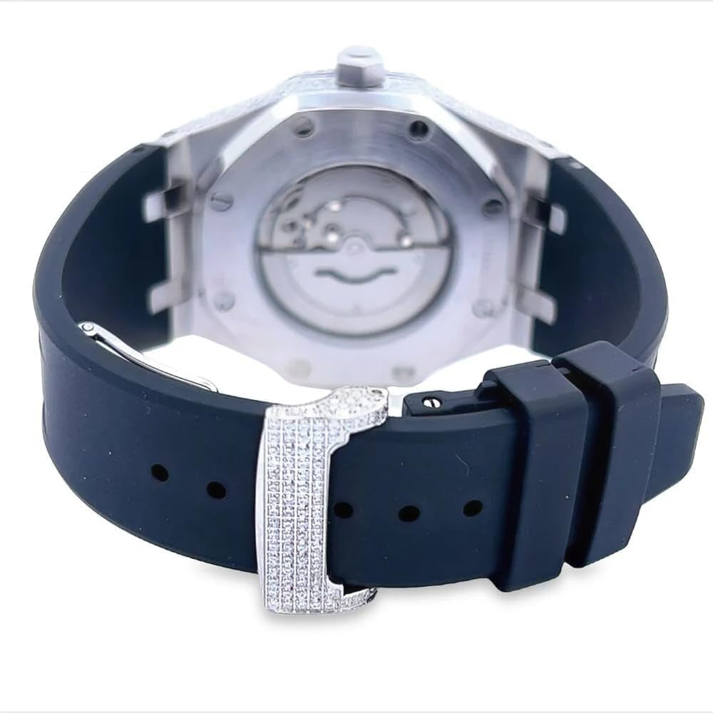 💎 Montre de Luxe Iced-Out en Moissanite – Élégance et Éclat Inégalés