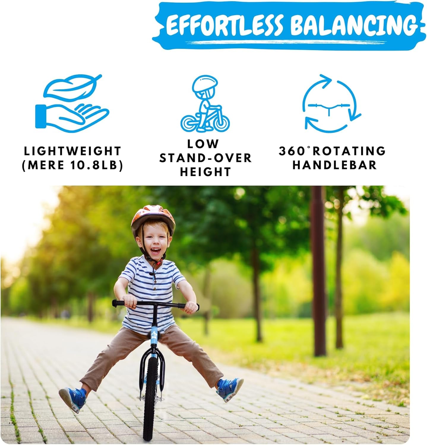 🚲 Vélo d'Équilibre 16” – Pour Enfants de 5 à 8 Ans