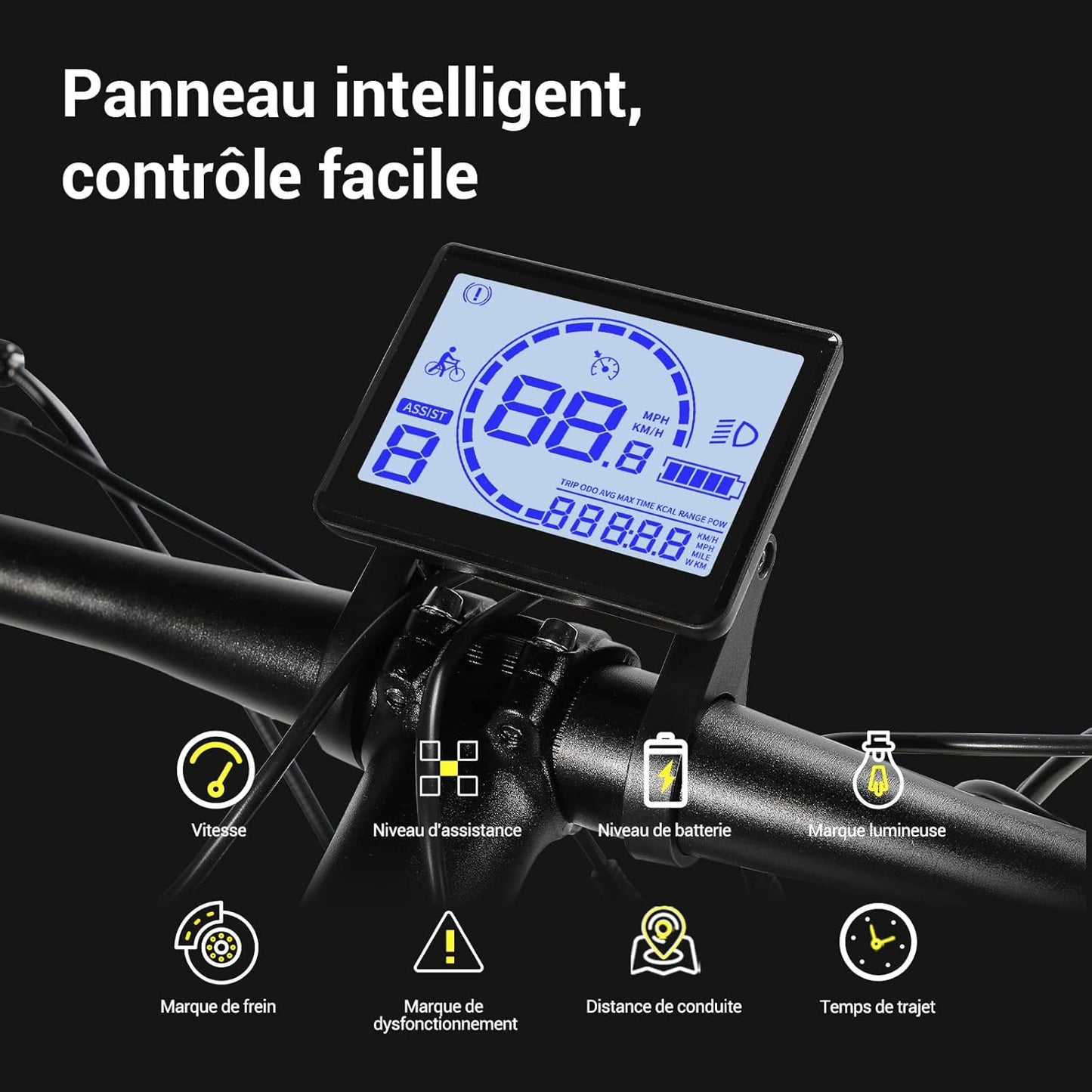 Vélo Électrique Eleglide T1 - VTT Urbain 27,5" | Moteur 250W | Batterie 36V 13Ah | 7 Vitesses | E-Bike Homme/Femme