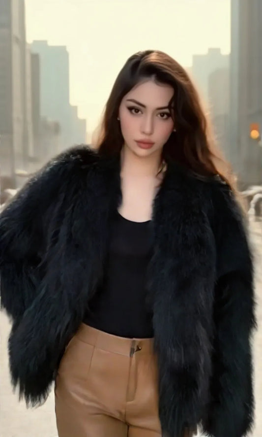 Veste à Sequins Métalliques Femme