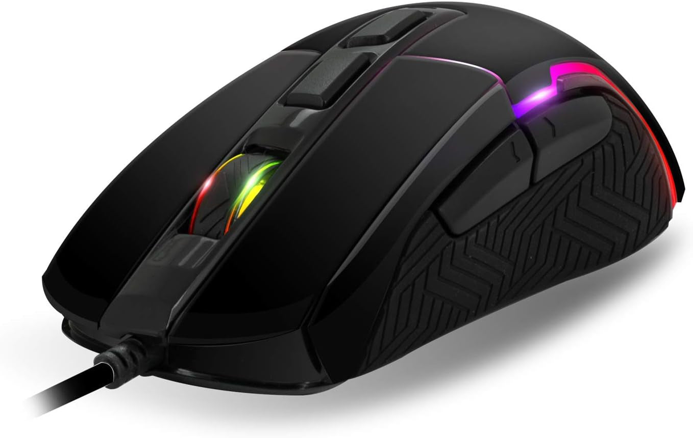 Souris Gaming PRO-M7 – LED RGB 11 Modes – 4800 DPI Max – 7 Boutons Programmables – Compatible Xbox One / PS4 / PC