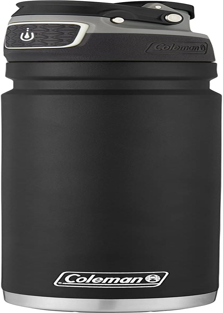 Bouteille d'Eau Isotherme FreeFlow Autoseal en Acier Inoxydable, 24 oz - Noir