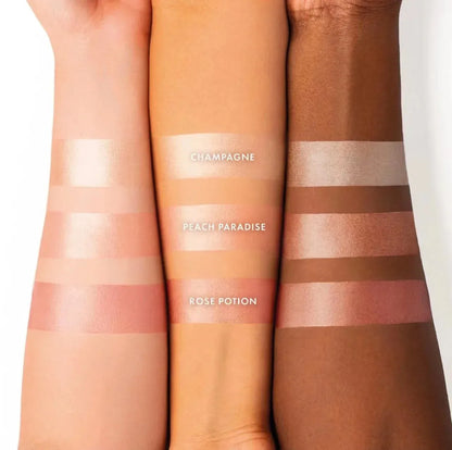 3Pcs Mix Body Highlighter Bronze Oil Shimmer Rolling Ball