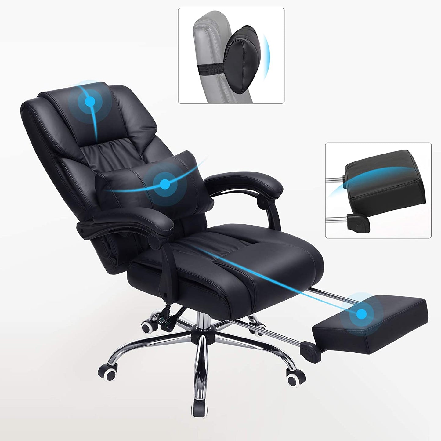 Fauteuil Gamer Ergonomique et Confortable – Conçu pour la Performance et le Repos 🎮🪑