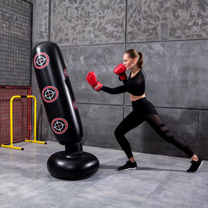 Sac de Boxe Gonflable – Idéal pour Entraînement et Détente