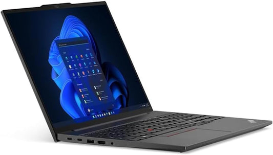 Thinkpad E16 Business Laptop, 16" WUXGA Display, AMD Ryzen 5 7530U (Beat I7-1165G7), 40GB RAM, 2TB Pcie SSD, Webcam, HDMI, RJ-45, Fingerprint Reader, Wi-Fi 6, Windows 11 Pro, Black