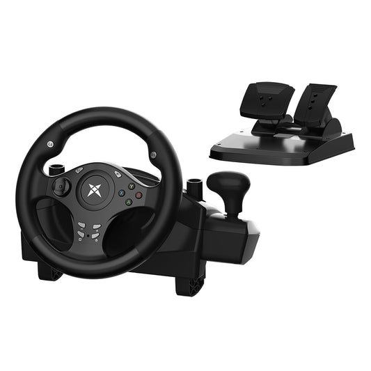 🏁 VOLANT DE COURSE UNIVERSEL 270° AVEC PÉDALES ET VIBRATIONS | Pour Xbox, PS4, PC, Switch 🎮