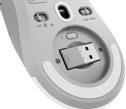 Souris de Jeu Sans Fil Legion M600 RGB – 16 000 DPI, 9 Boutons Programmables, Autonomie de Batterie de 200 Heures, Durabilité de 50 Millions de Clics – Souris Ambidextre (Stingray)